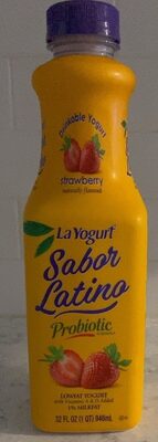 Probiotic Strawberry Drinkable Lowfat Yogurt, Strawberry