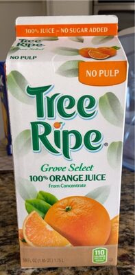 No Pulp 100% Orange Juice, Orange