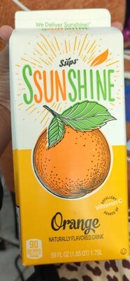 Orange Naturally Flavored Drink, Orange