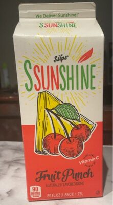 Fruit Punch Naturally Flavored Drink, Fruit Punch