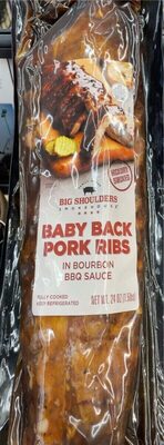 Hickory Smoked Baby Back Pork Ribs In Bourbon BBQ Sauce, Bourbon BBQ Sauce