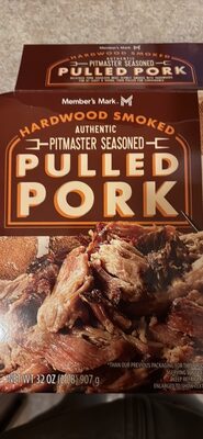 Hardwood Smoked Authentic Pitmaster Seasoned Pulled Pork, Hardwood Smoked