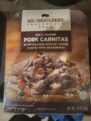 Mild Pork Carnitas Slow-Braised With 15% Juices Coated With Seasonings, Mild Pork Carnitas