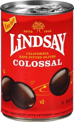Mild & Nutty Black Ripe Pitted Colossal Olives, Mild & Nutty