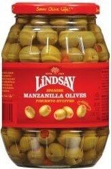 Spanish Manzanilla Olives Stuffed With Pimiento