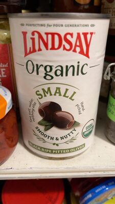 Smooth & Nutty Black Ripe Pitted Small Olives, Smooth & Nutty