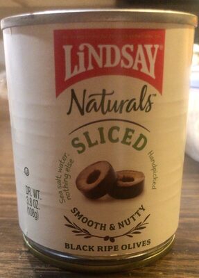 Smooth & Nutty Black Ripe Sliced Olives, Smooth & Nutty