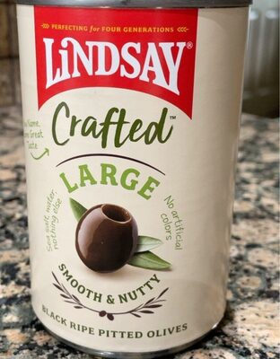 Large Smooth & Nutty Black Ripe Pitted Large Olives, Smooth & Nutty