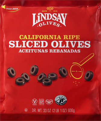Mild & Nutty Black Ripe Sliced Olives, Mild & Nutty