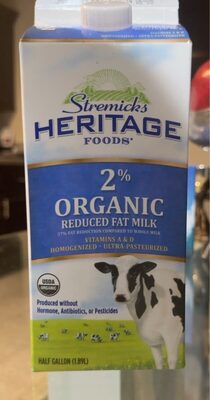 Organic 2% Reduced Fat Milk