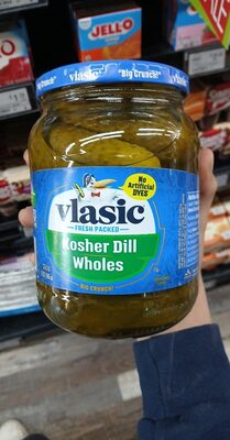 Vlasic Kosher Dill Whole Pickles, Keto Friendly, 32 fl. oz.