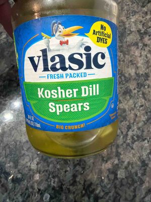Vlasic Kosher Dill Pickle Spears, Keto Friendly, 24 fl. oz.