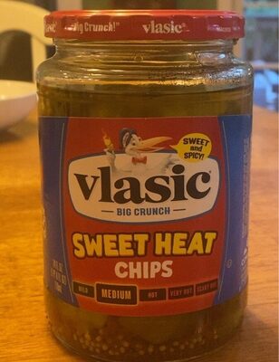 Vlasic Sweet Heat Medium Spice Pickle Chips, 24 fl. oz.