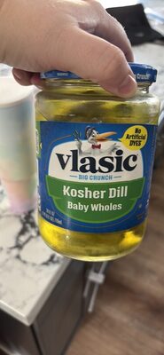 Vlasic Kosher Dill Baby Whole Pickles, Keto Friendly, 24 fl. oz.