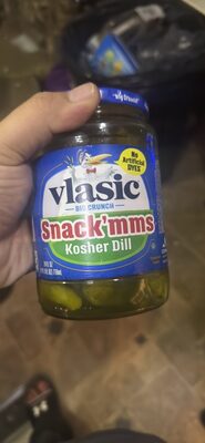 Vlasic Snack'mms Kosher Dill Mini Pickles, Keto Friendly, 24 fl. oz.
