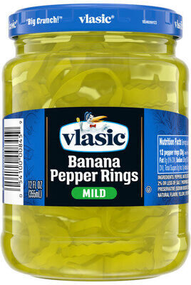 Vlasic Hot Banana Pepper Rings, 12 fl. oz.