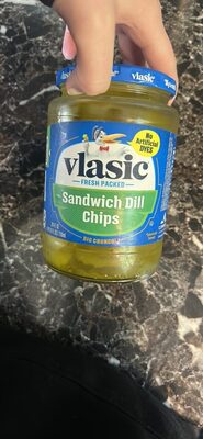 Vlasic Sandwich Dill Pickle Chips, Keto Friendly, 24 fl. oz.