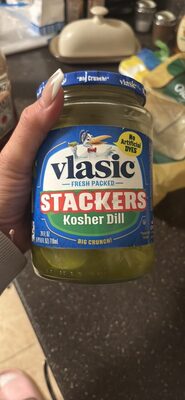 Vlasic Stackers Kosher Dill Pickles, Keto Friendly, 24 fl. oz.