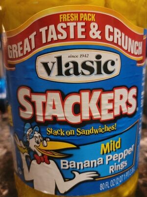 Vlasic Mild Banana Pepper Rings, Keto Friendly, 80 fl. oz.