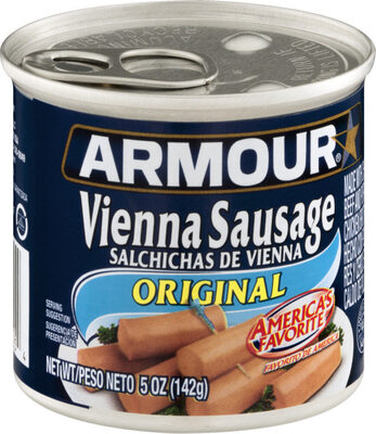 Armour Original Vienna Sausage, 7g Protein Per Serving, 4.6 oz Can