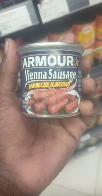 Armour Barbecue Vienna Sausage, 7g protein Per Serving,  4.6 oz Can