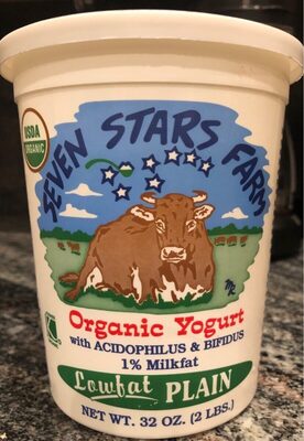 Plain Organic Lowfat Yogurt, Plain