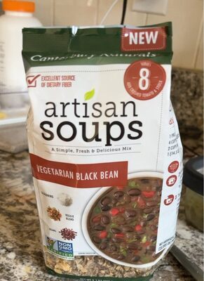 Vegetarian Black Bean Artisan Soups, Vegetarian Black Bean
