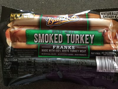 White Meat Smoked Turkey Franks, White Meat Smoked Turkey
