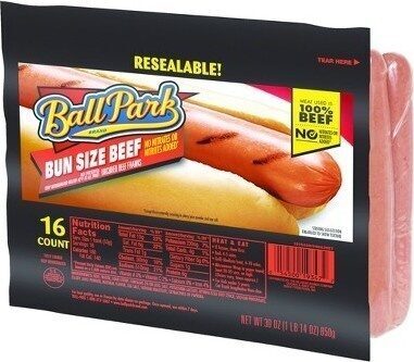 Bun Size Beef Franks, Bun Size Beef