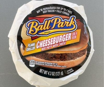 Flame Grilled Cheeseburger On A Bun