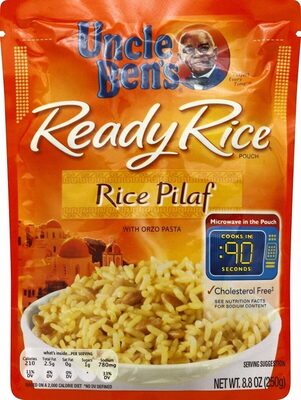Uncle Bean's, Ready Rice, Rice Pilaf With Orzo Pasta