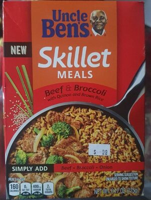 Beef & Broccoli With Quinoa And Brown Rice Skillet Meals, Beef & Broccoli