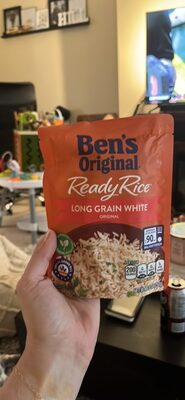 Ben's Original Ready Rice, Original Long Grain White, 8.8 Oz. Pouch