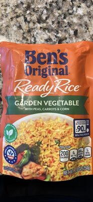 Ben's Original Ready Rice, Garden Vegetable, 8.8 Oz. Pouch