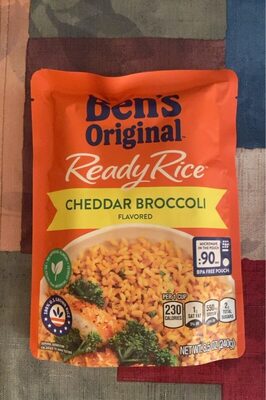 Ben's Original Ready Rice, Cheddar & Broccoli, 8.5 Oz. Pouch, Cheddar; Broccoli