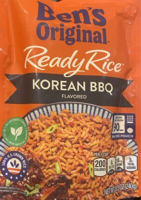 Ben's Original Ready Rice Korean BBQ Flavored, 8.5 Oz, Korean BBQ