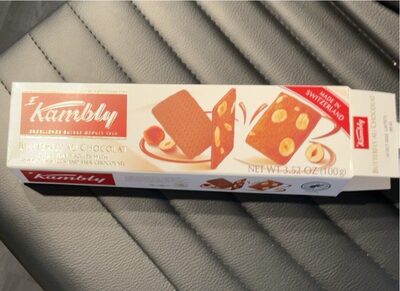Butterfly Au Chocolat Extra Thin Biscuits With Hazelnuts Slices And Milk Chocolate, Hazelnuts Slices And Milk Chocolate