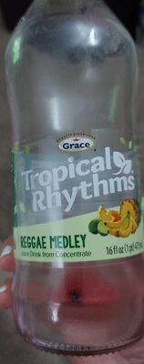 Reggae Medley Tropical Rhythms Juice Drink, Reggae Medley