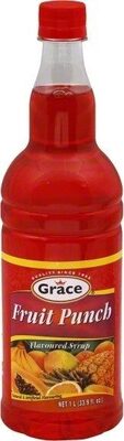Grace, Fruit Punch Syrup, Fruit Punch