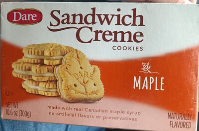 Maple Sandwich Creme Cookies, Maple