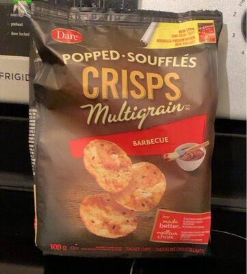 Dare, Breton, Popped ! Supergrain Air Popped Crackers, Barbecue