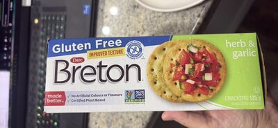 Herb & Garlic Gluten Free Crackers, Herb & Garlic