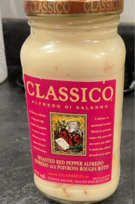 Roasted Red Pepper Alfredo Pasts Sauce, Roasted Red Pepper Alfredo
