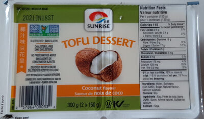 Coconut Tofu Dessert