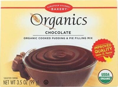 Chocolate Organic Cooked Pudding & Pie Filling Mix, Chocolate