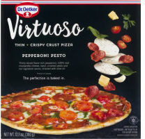 Dr. Oetker, Ristorante, Thin Crust Pizza With Pepperoni, Mozzarella, Pesto