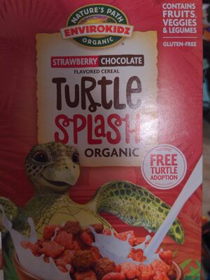 Turtle Splash, Strawberry Chocolate Flavored Organic Cereal, Strawberry Chocolate