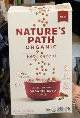 Organic Cinnamon Toast Keto Cereal, Cinnamon
