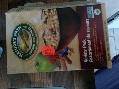 Nature's Path Instant Oatmeal Variety Pack, 14 Oz