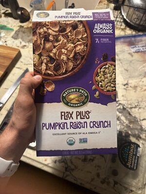 Pumpkin Raisin Organic Crunch, Pumpkin Raisin
